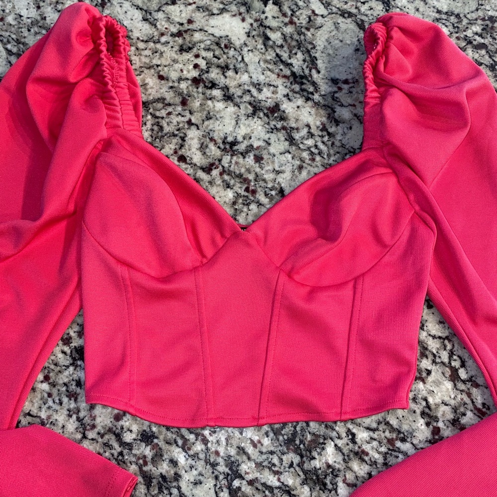 Pink Zara top